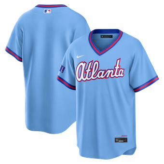 Men's Nike  Powder Blue Atlanta Braves 2026 City Connect Stadium Jersey