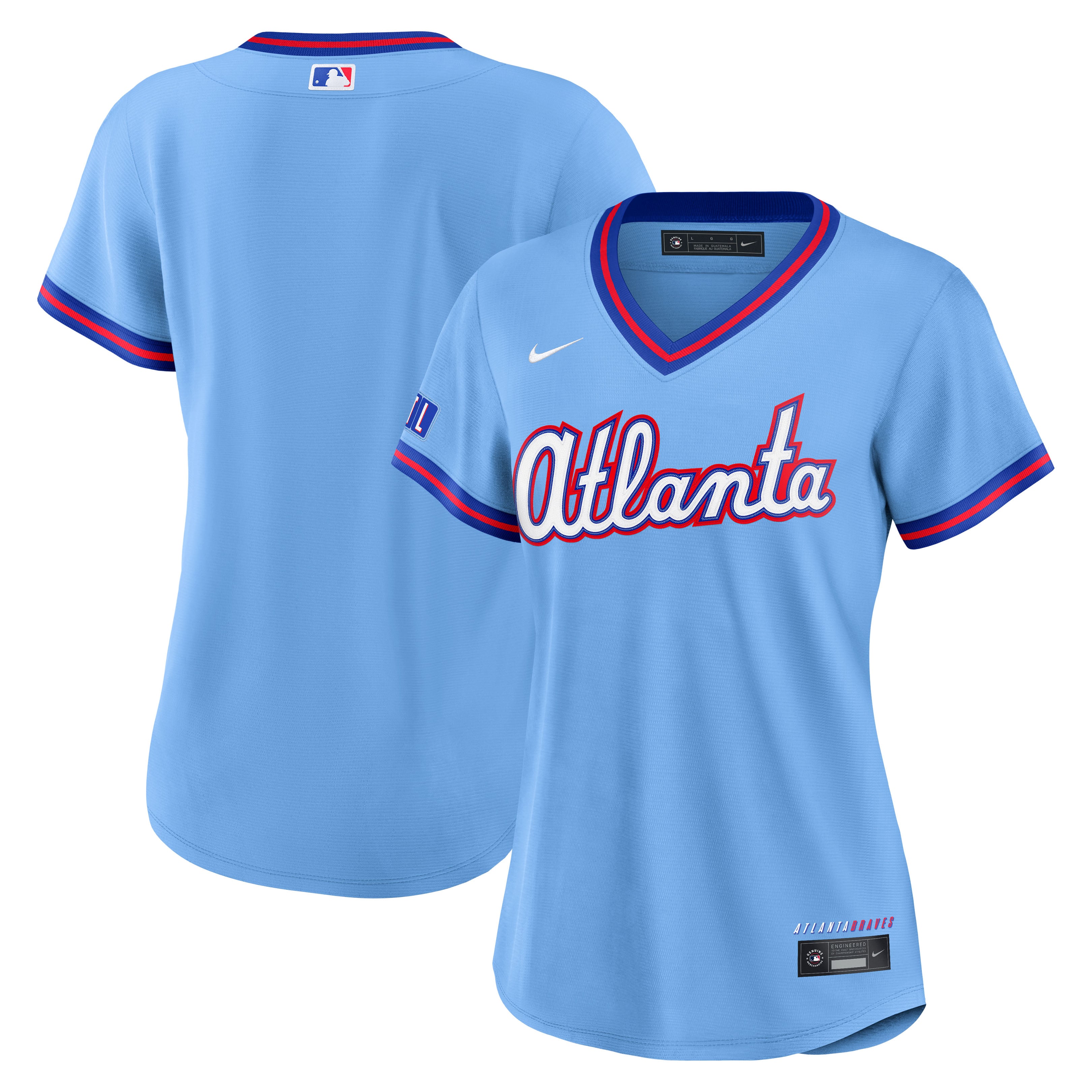 Women's Nike Powder Blue Atlanta Braves 2026 City Connect Stadium Jersey