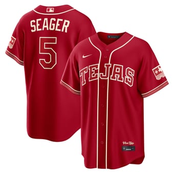 Men's Nike Corey Seager Red Texas Rangers 2026 City Connect Stadium Jersey
