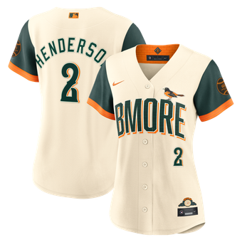 Women's Nike Gunnar Henderson Cream Baltimore Orioles 2026 City Connect Stadium Jersey