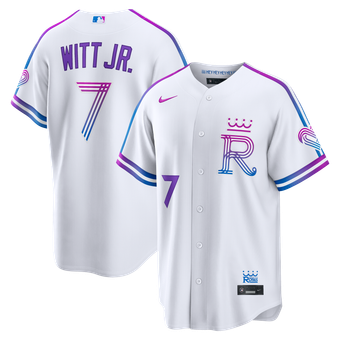 Men's Nike Bobby Witt Jr. White Kansas City Royals 2026 City Connect Stadium Jersey