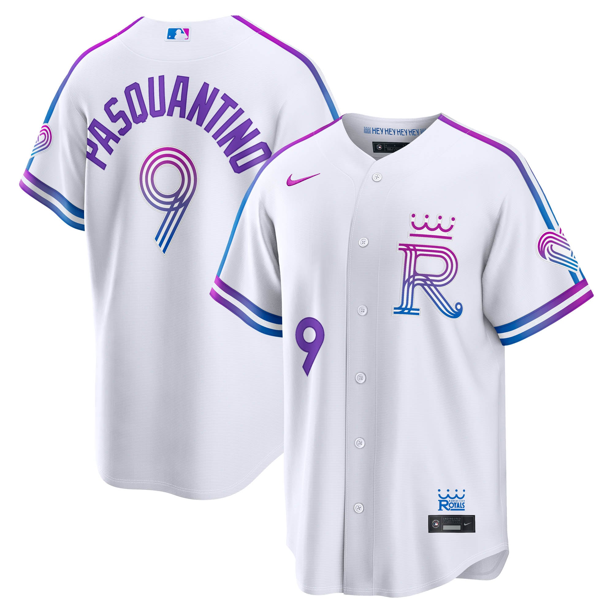 Men's Nike Vinnie Pasquantino White Kansas City Royals 2026 City Connect Stadium Jersey