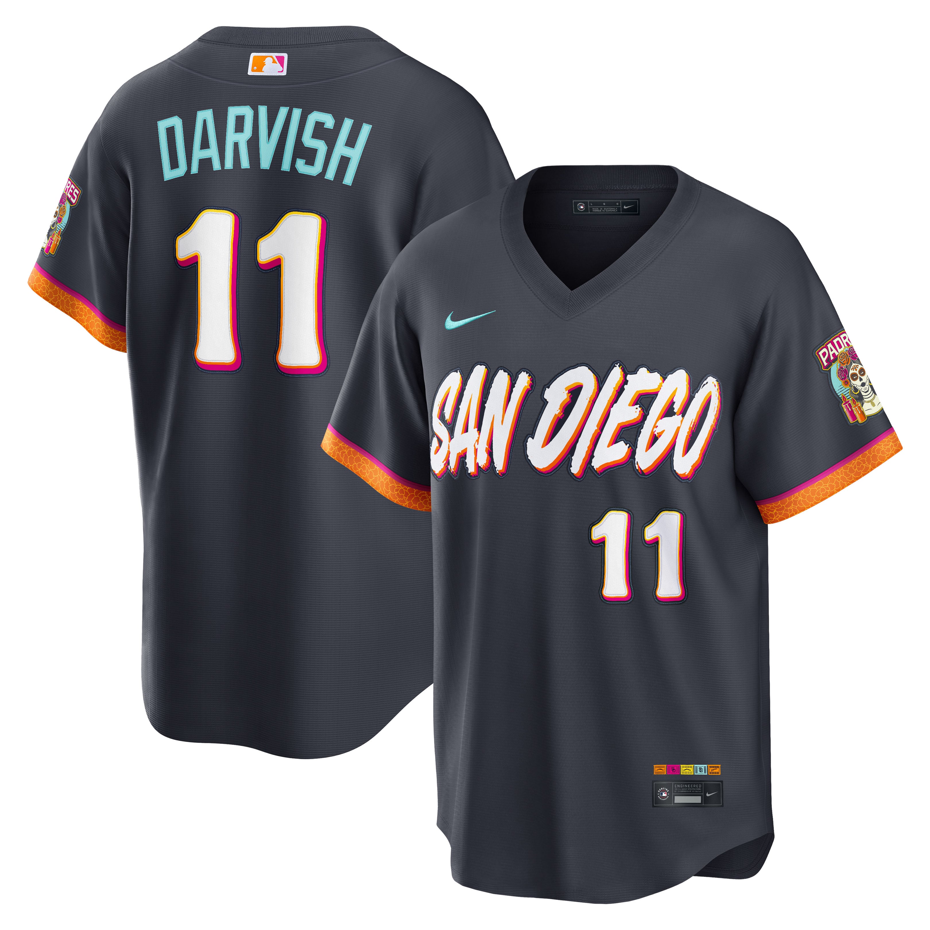 Men's Nike Yu Darvish Obsidian San Diego Padres 2026 City Connect Stadium Jersey