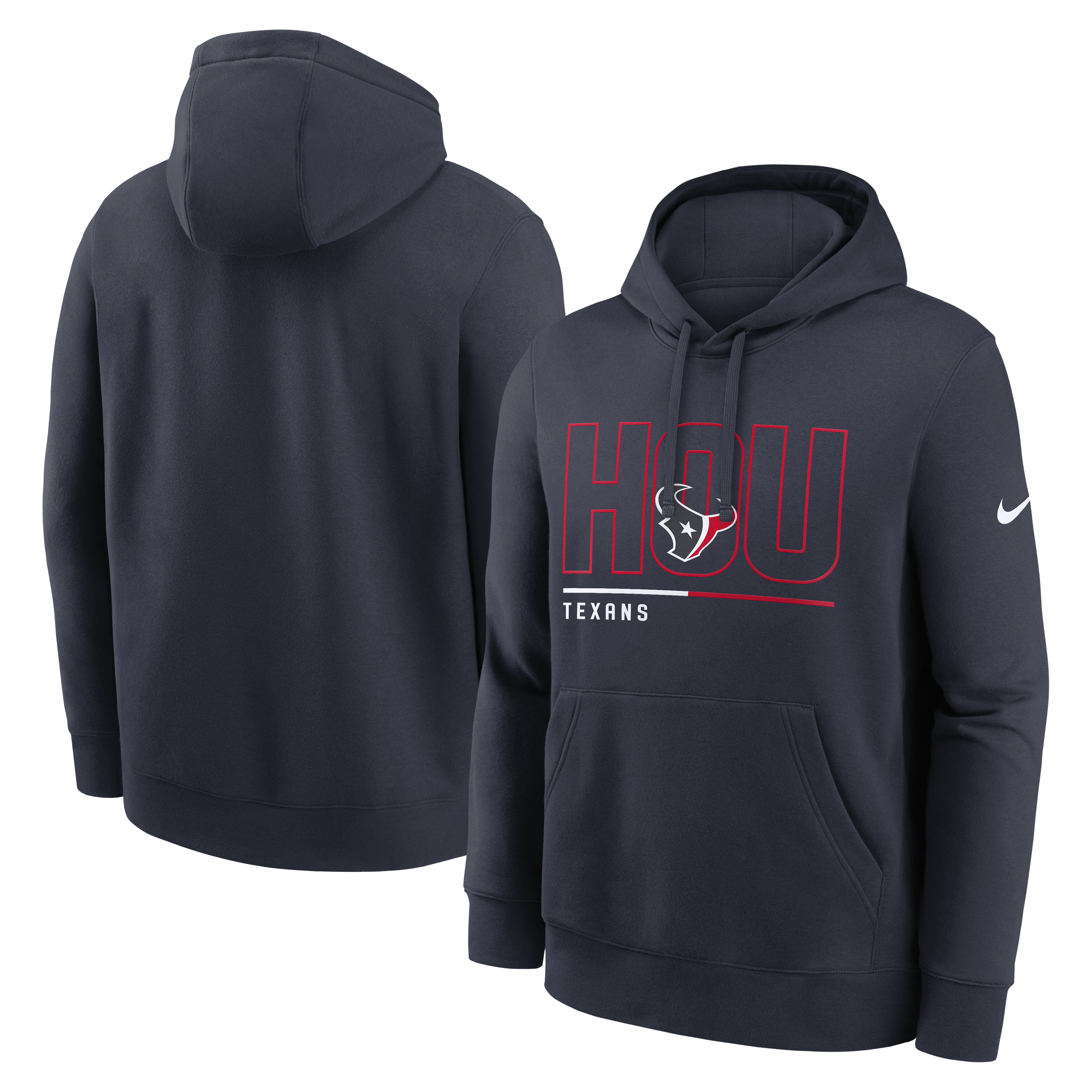 Men's Nike Navy Houston Texans City Code Hoodie