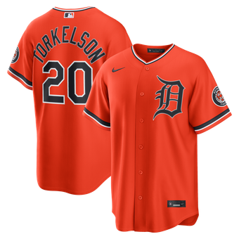 Men's Nike Spencer Torkelson Orange Detroit Tigers Alternate Stadium Jersey