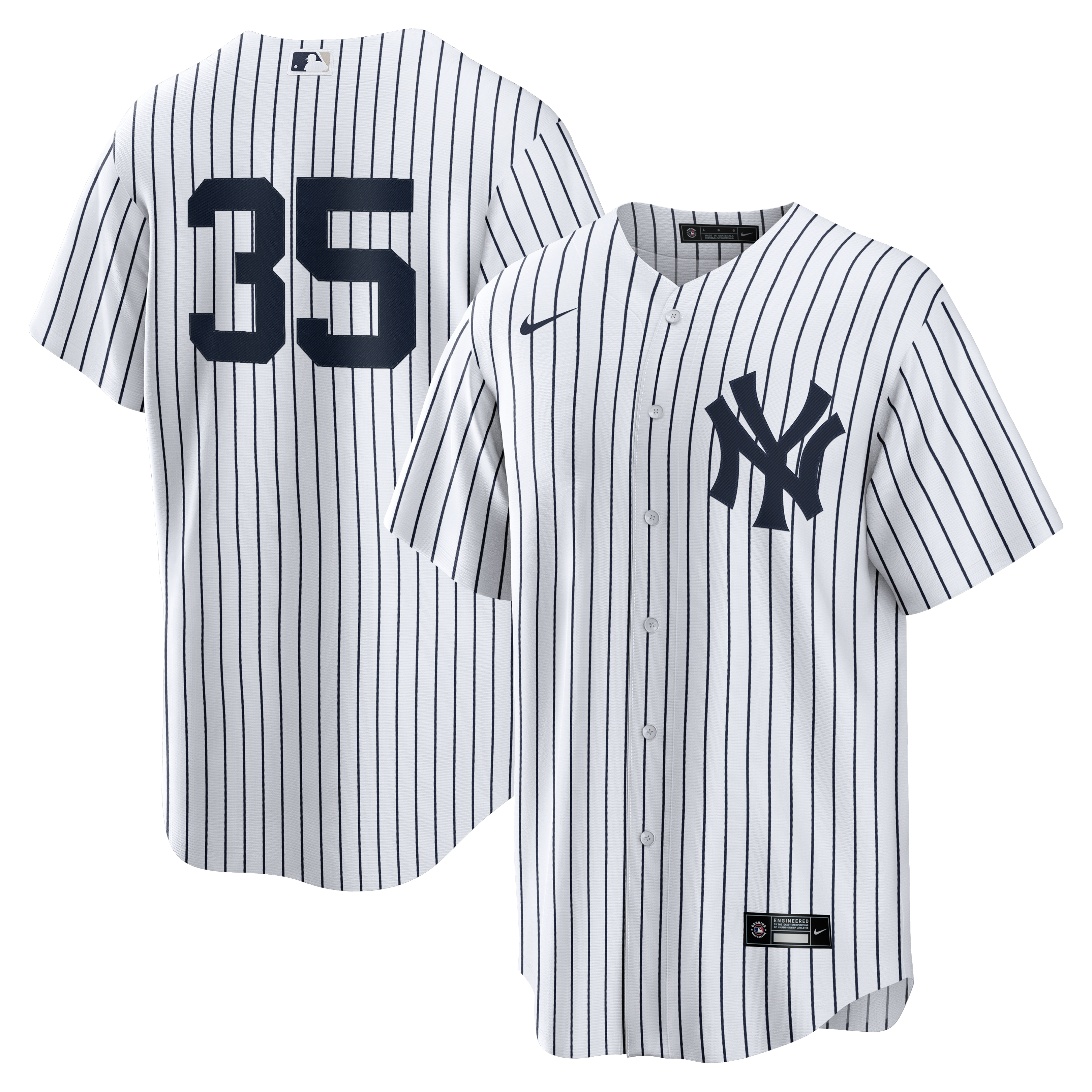 Men's Nike Cody Bellinger White New York Yankees Home Replica Jersey