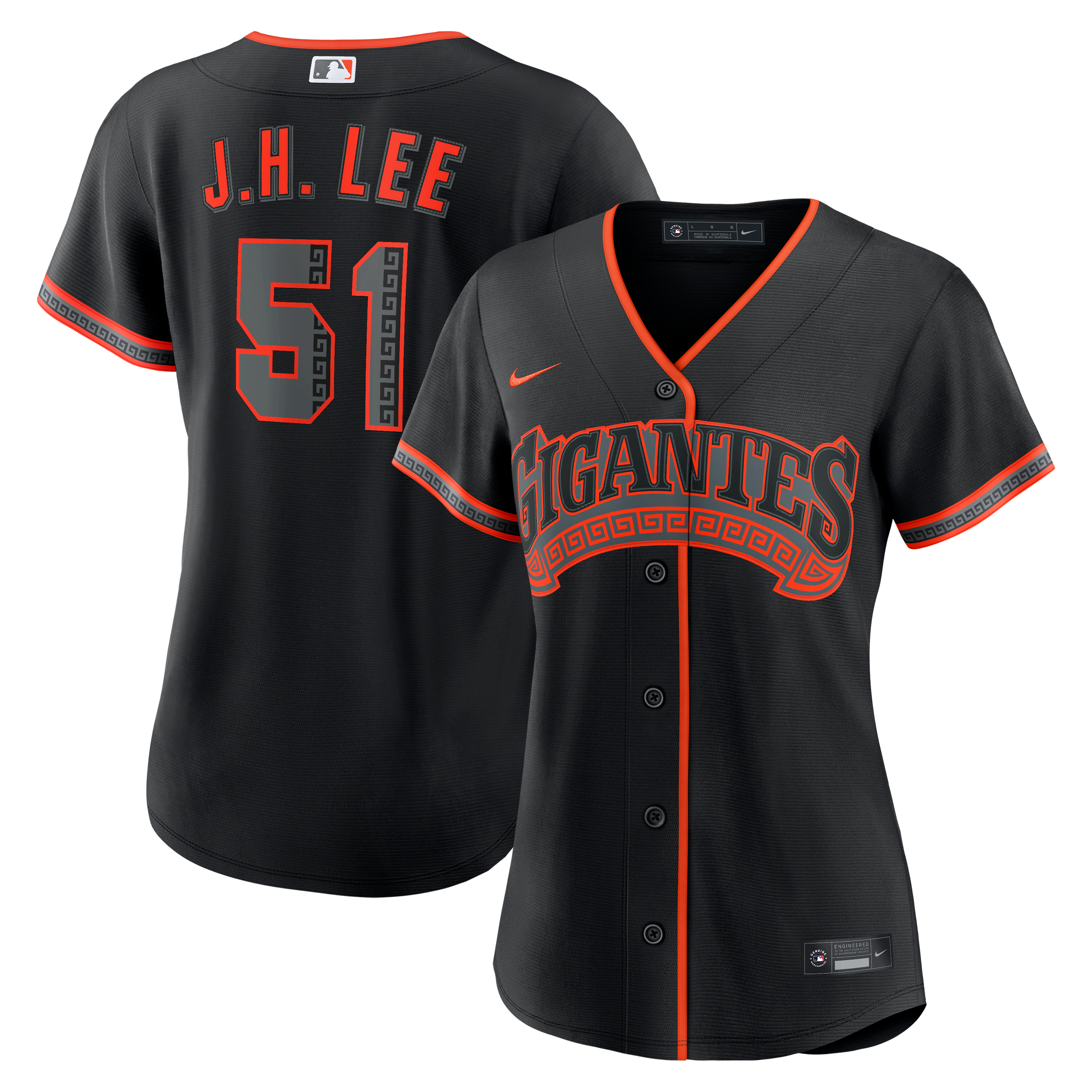 Women's Nike Jung Hoo Lee Black San Francisco Giants Alternate Replica Jersey