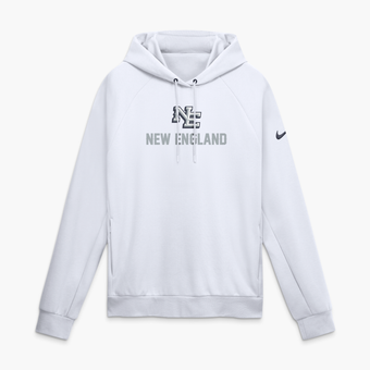 Men's Nike  White New England Patriots Rivalries Collection Dri-FIT Pullover Hoodie