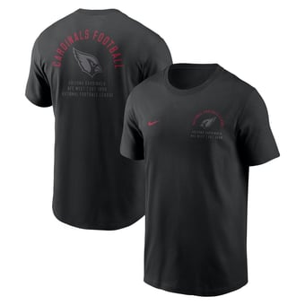 Men's Nike Black Arizona Cardinals Split Logo T-Shirt