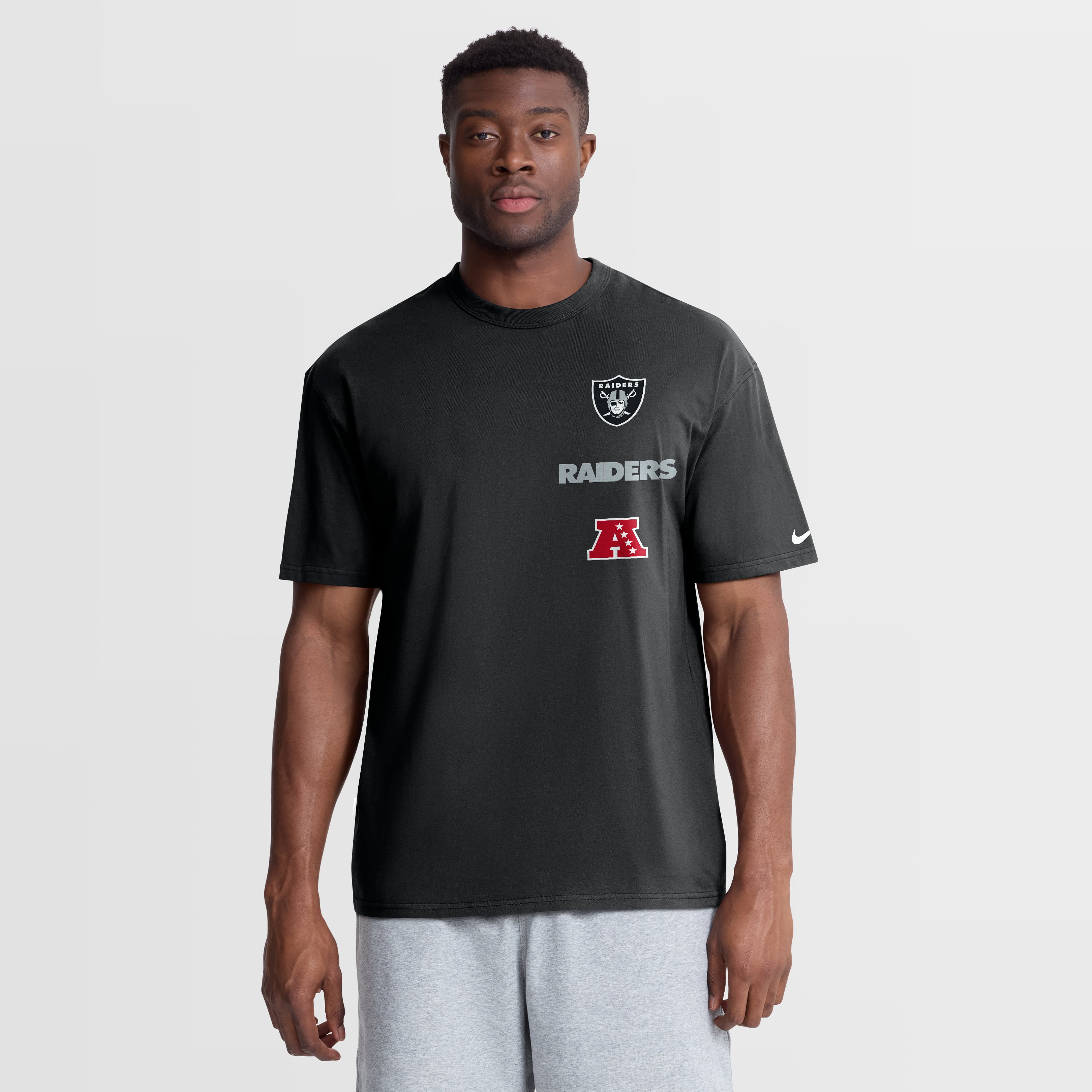 Men's Nike Black Las Vegas Raiders Primetime Max90 T-Shirt