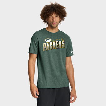 Men's Nike Green Green Bay Packers Believe The Game Tri-Blend T-Shirt