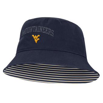 Unisex Nike Navy West Virginia Mountaineers Primetime Apex Bucket Hat