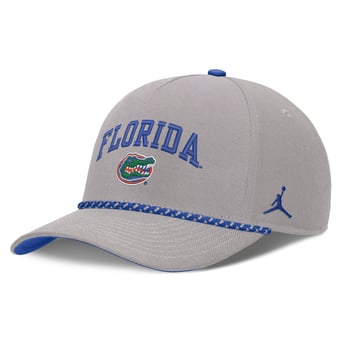 Unisex Jordan Brand Gray Florida Gators Primetime Rise Rope Adjustable Hat