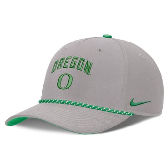 Unisex Nike Gray Oregon Ducks Primetime Rise Rope Adjustable Hat