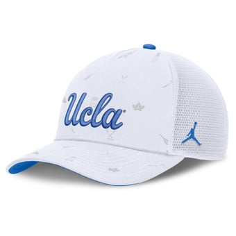 Unisex Jordan Brand  White UCLA Bruins Country Club Golfin' Rise Trucker Adjustable Hat