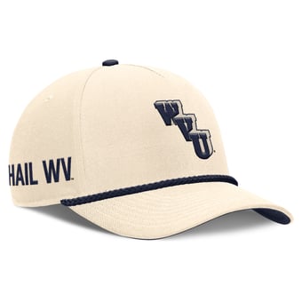 Unisex Nike  Natural West Virginia Mountaineers Legacy Vintage Rope Rise Adjustable Hat