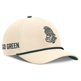 Unisex Nike  Natural Michigan State Spartans Legacy Vintage Rope Rise Adjustable Hat