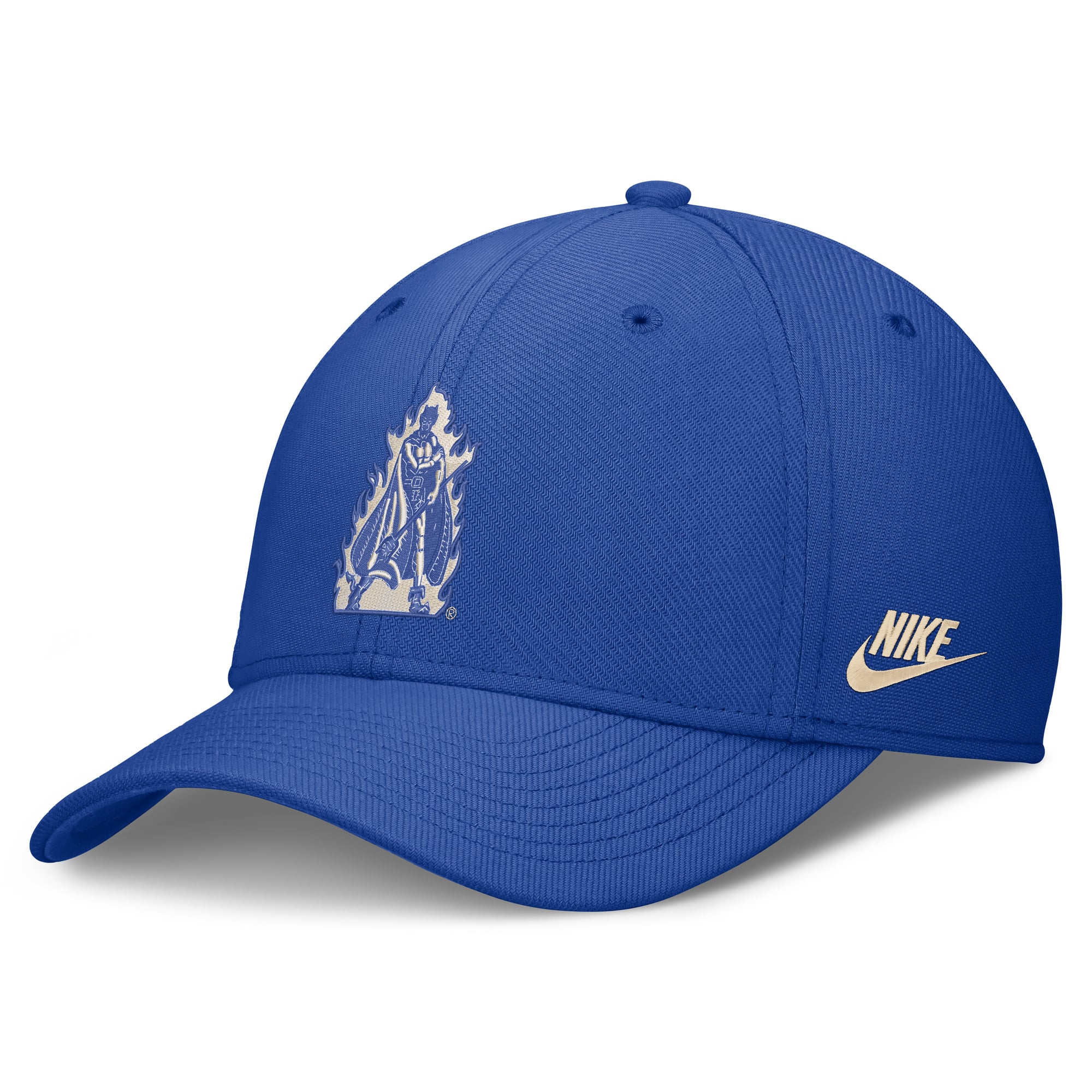 Men's Nike Royal Duke Blue Devils Dri-FIT Vintage Rise Swooshflex Flex Hat
