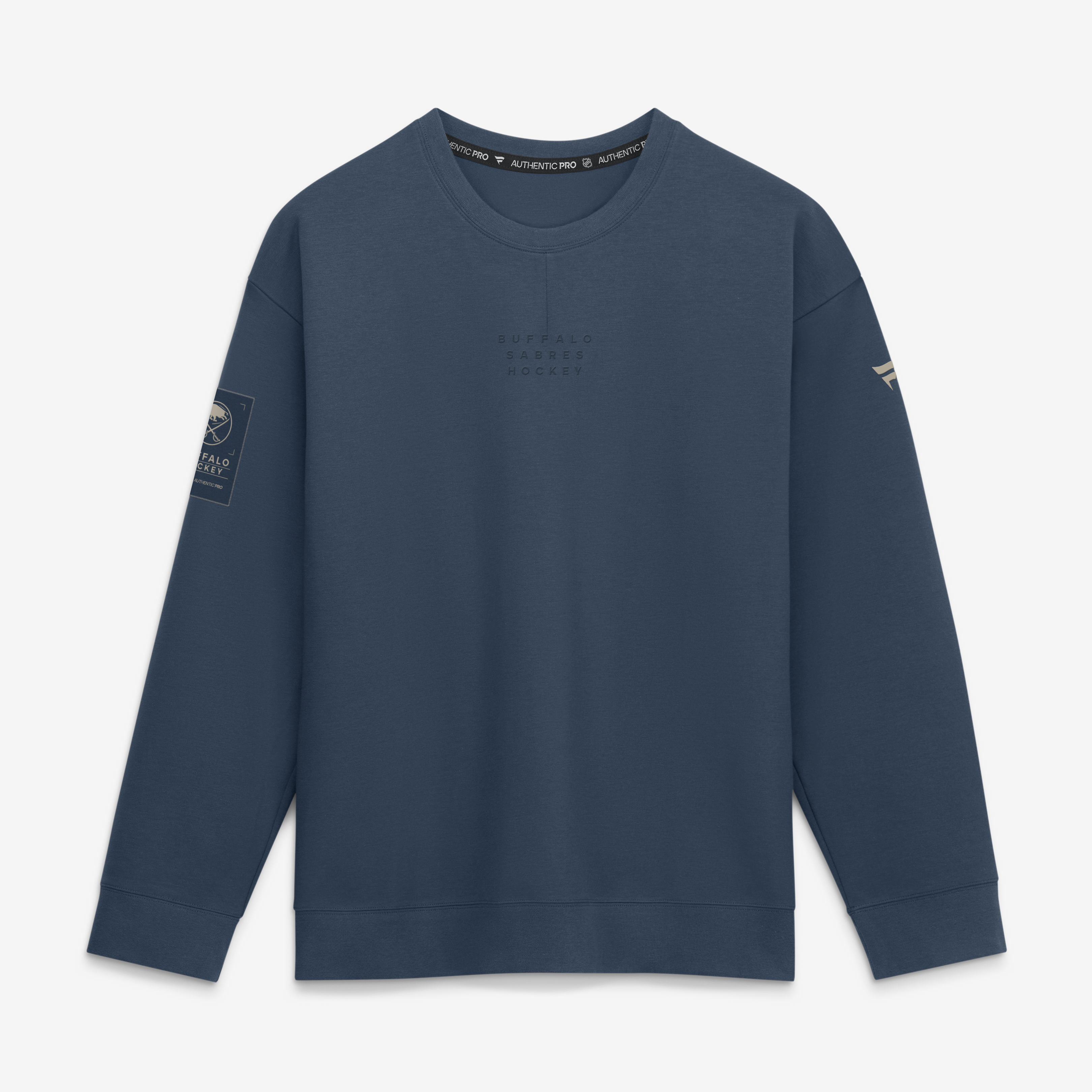 Men’s Fanatics Navy Buffalo Sabres Authentic Pro Road Tri-Blend Sweatshirt Men’s Fanatics Navy Buffalo Sabres Authentic Pro Road Tri-Blend Sweatshirt