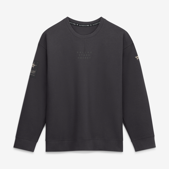 Men's Fanatics Charcoal Dallas Stars Authentic Pro Road Tri-Blend Sweatshirt