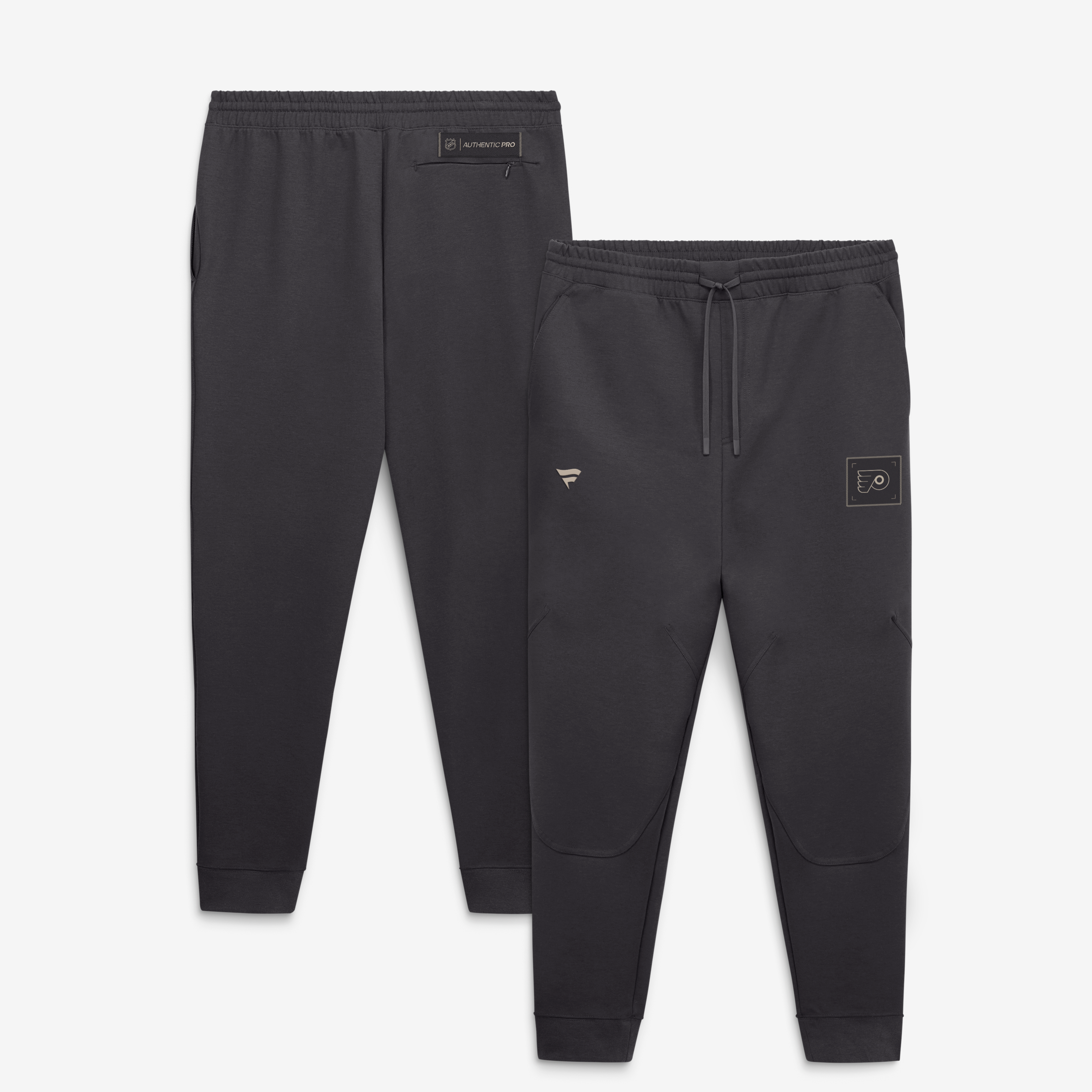 Men's Fanatics Charcoal Philadelphia Flyers Authentic Pro Road Jogger Pants