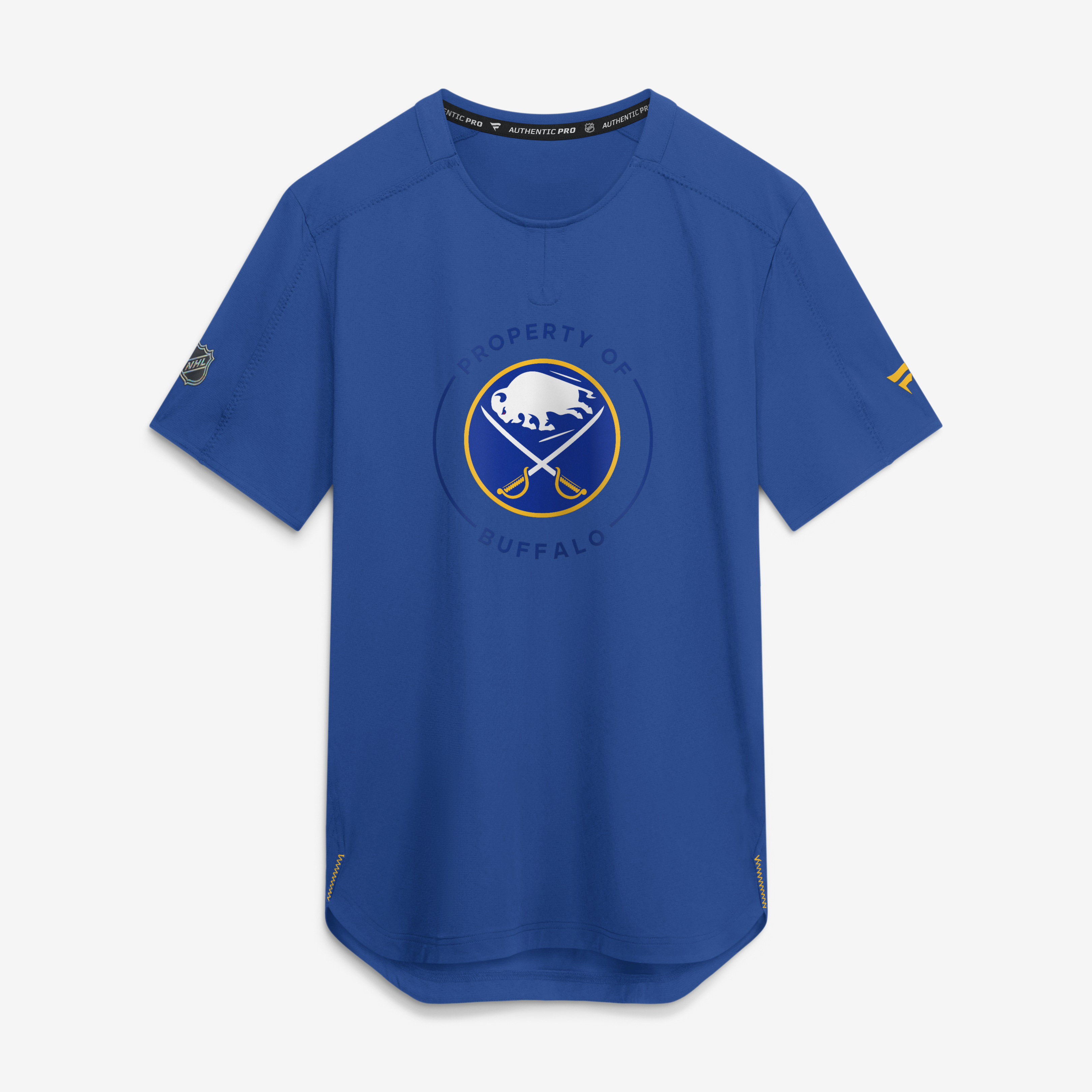 Men’s Fanatics Royal Buffalo Sabres Authentic Pro Train Performance T-Shirt Men’s Fanatics Royal Buffalo Sabres Authentic Pro Train Performance T-Shirt