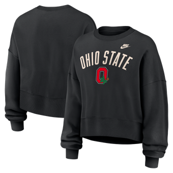 Women's Nike Black Ohio State Buckeyes Legacy Fleece Sweatshirt