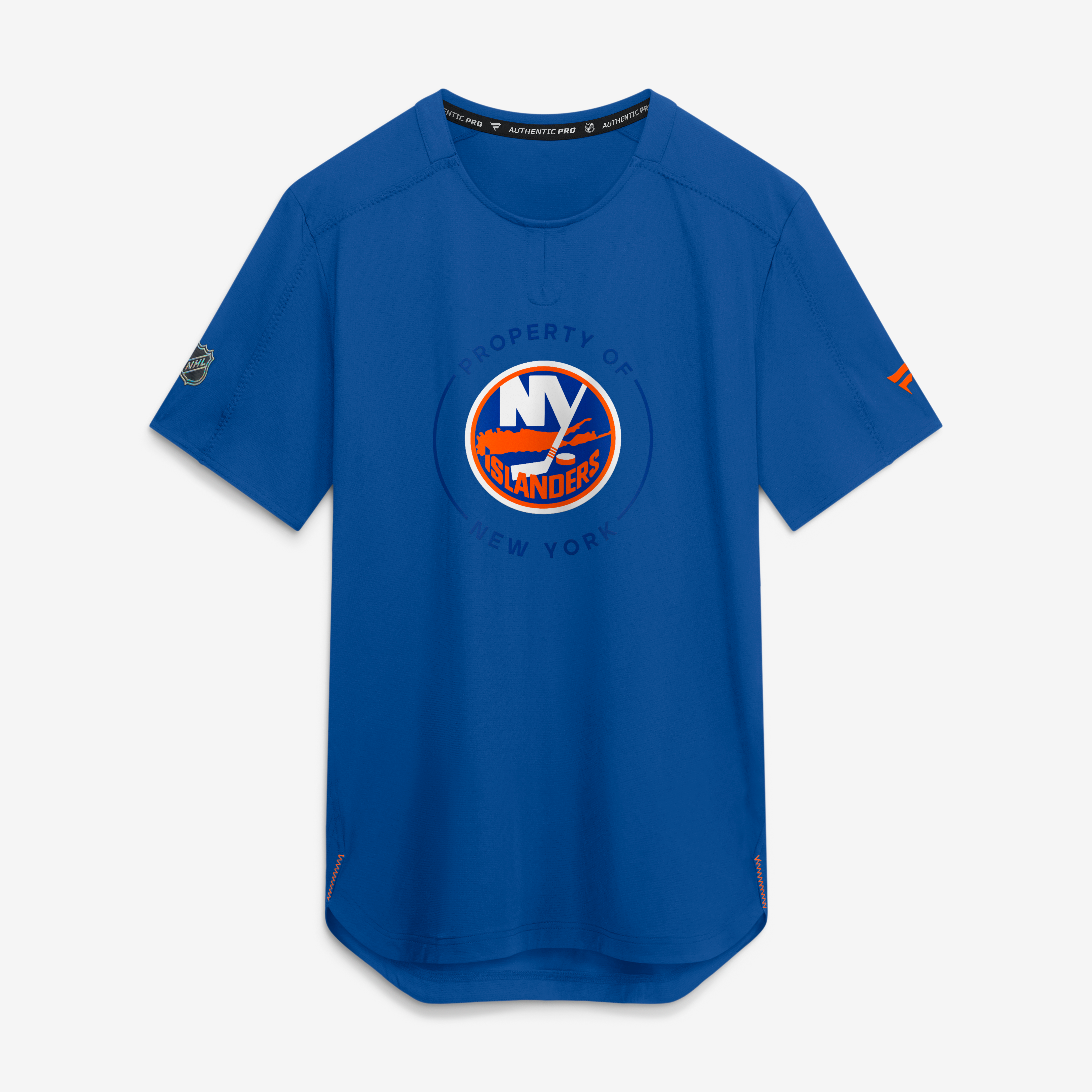 Men's Fanatics Royal New York Islanders Authentic Pro Train Performance T-Shirt