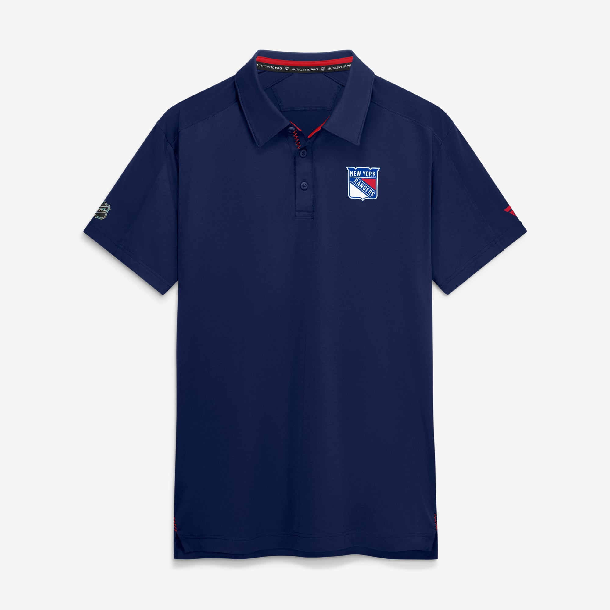 Men's Fanatics Navy New York Rangers Authentic Pro Rink Polo