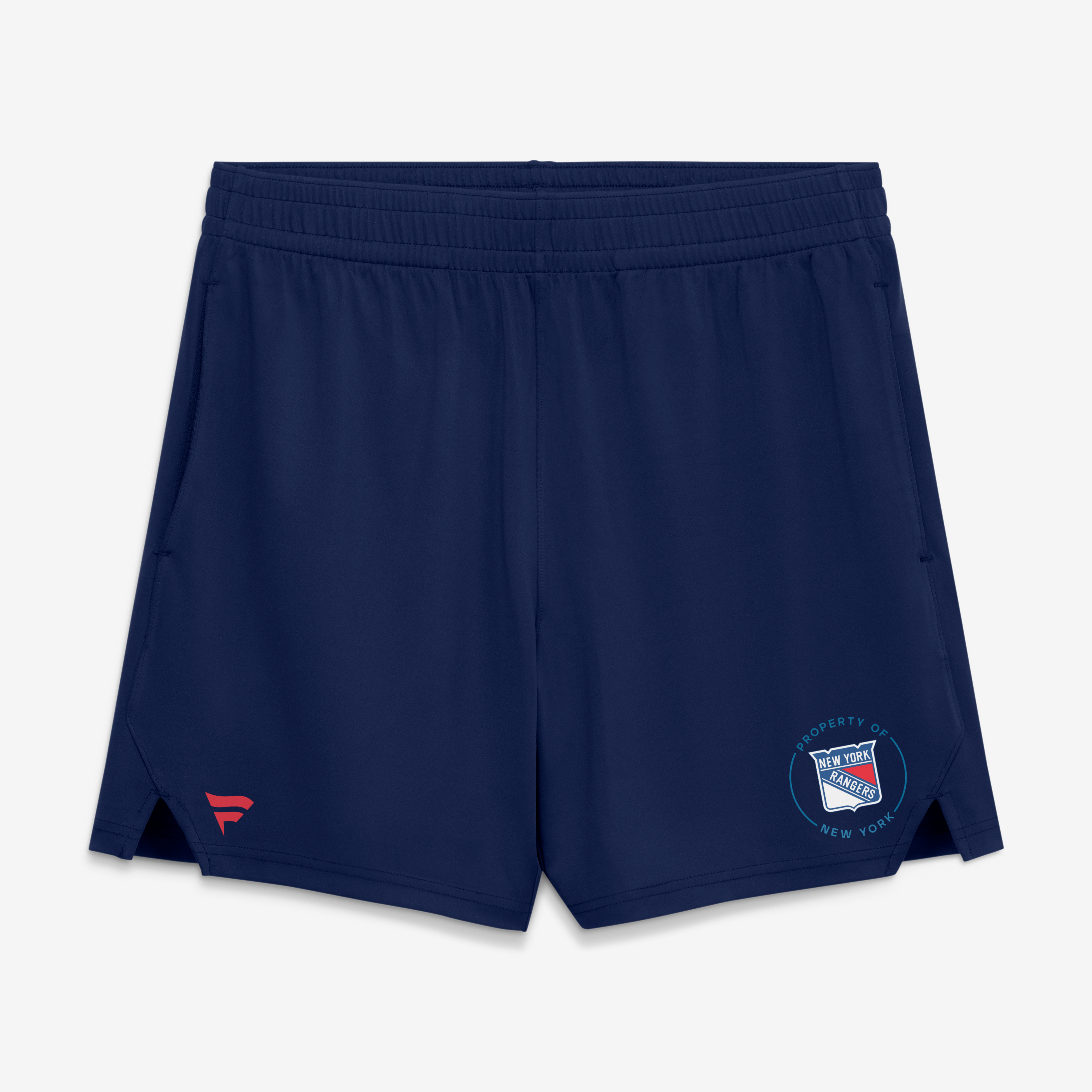 Men's Fanatics Navy New York Rangers Authentic Pro Training Shorts