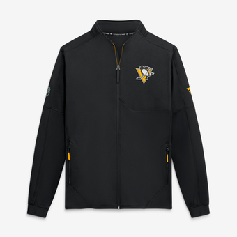 Men's Fanatics Black Pittsburgh Penguins Authentic Pro Rink Fleece Full-Zip Jacket