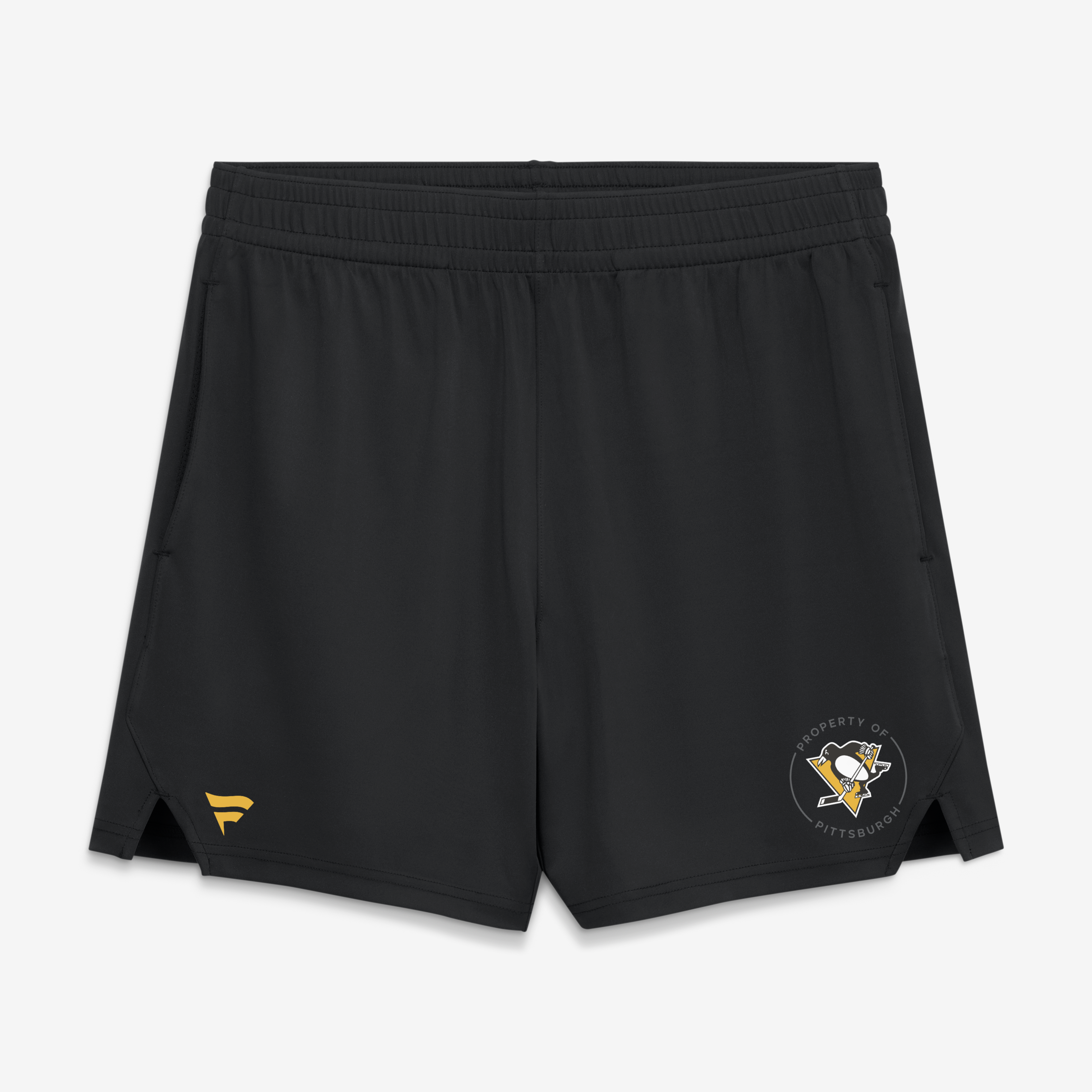 Men's Fanatics Black Pittsburgh Penguins Authentic Pro Training Shorts