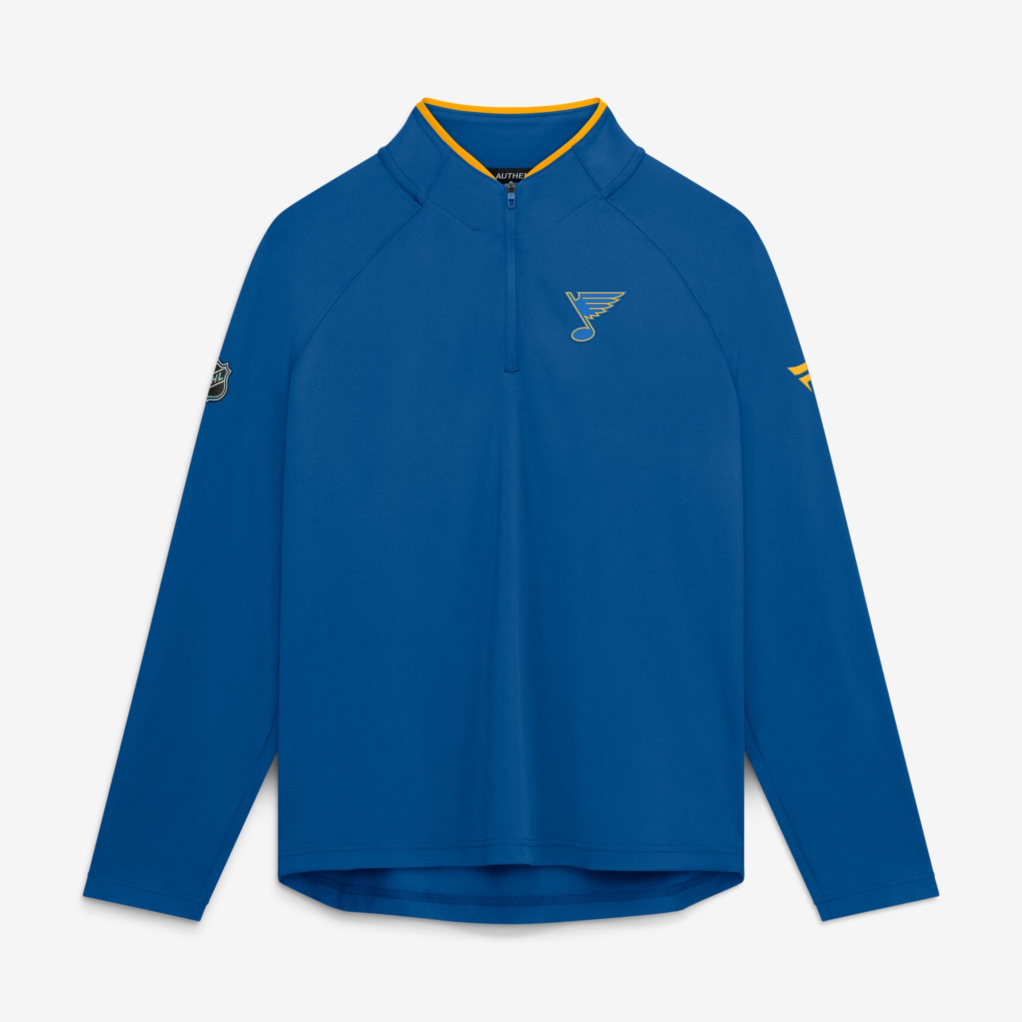 Women's Fanatics Blue St. Louis Blues Authentic Pro Rink Lightweight Quarter-Zip Pullover