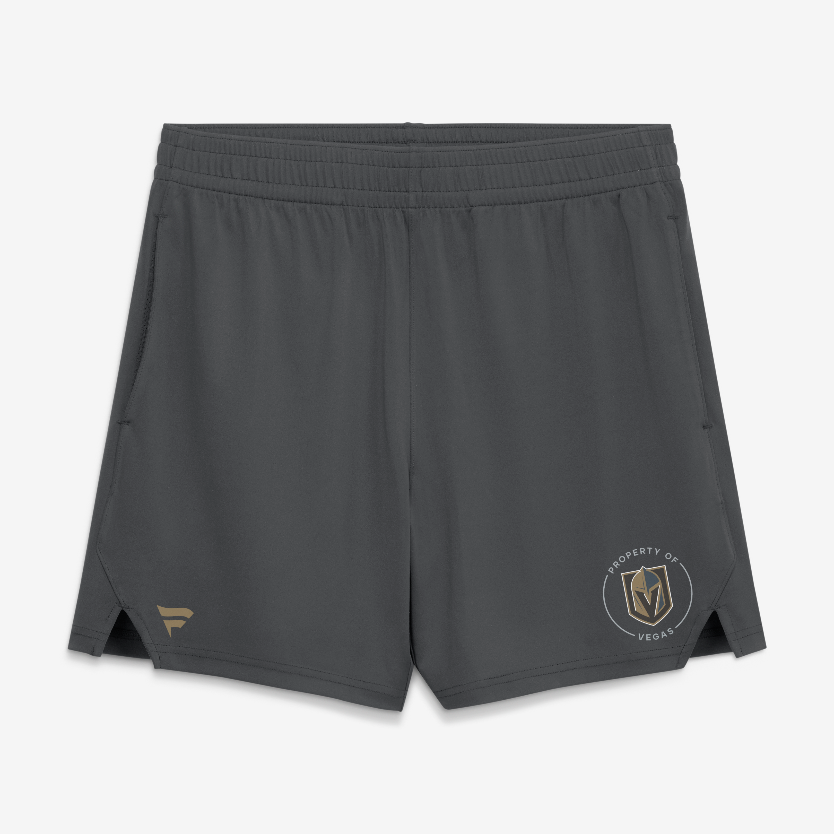 Men's Fanatics Charcoal Vegas Golden Knights Authentic Pro Training Shorts