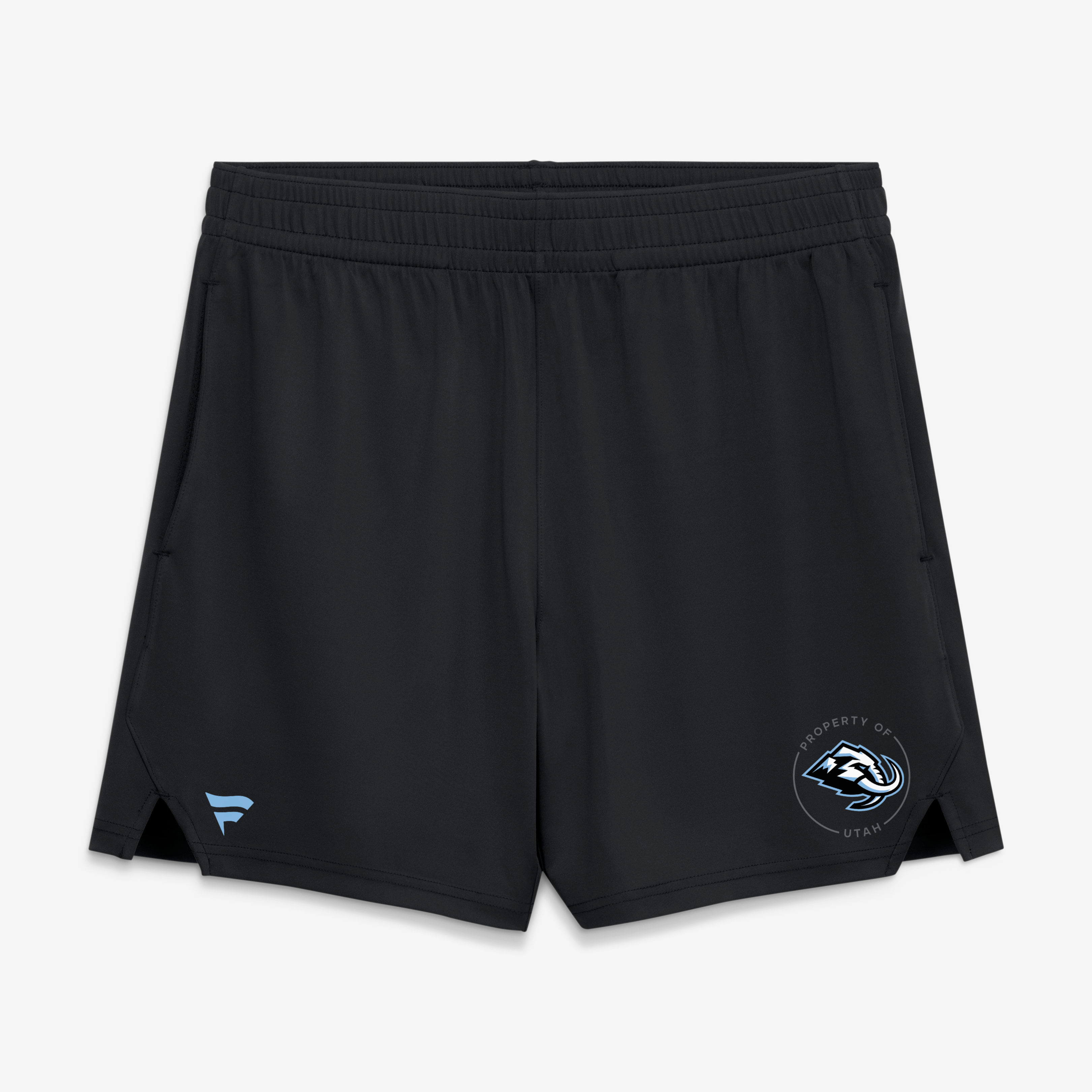 Men's Fanatics Black Utah Mammoth Authentic Pro Training Shorts