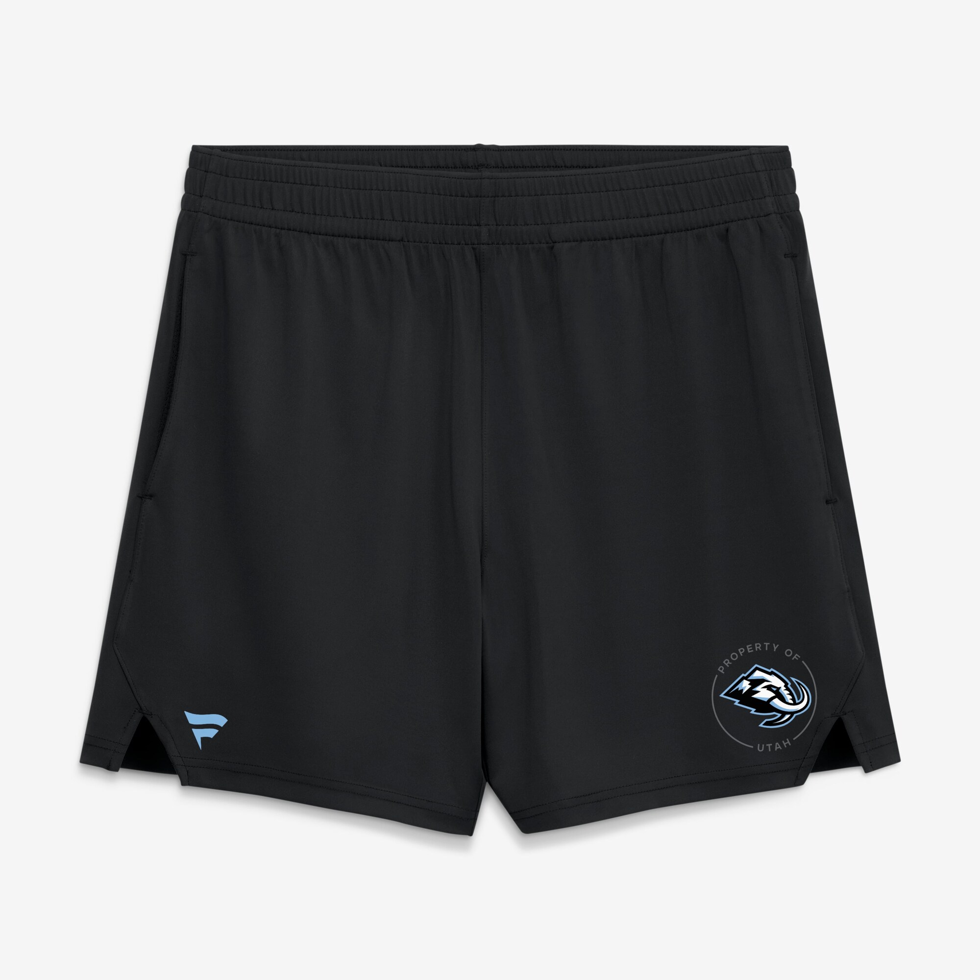 Men's Fanatics Black Utah Mammoth Authentic Pro Training Shorts