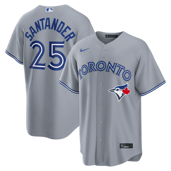 Men's Nike Anthony Santander Gray Toronto Blue Jays Road Replica Jersey