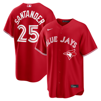 Men's Nike Anthony Santander Red Toronto Blue Jays Canada Day Replica Jersey