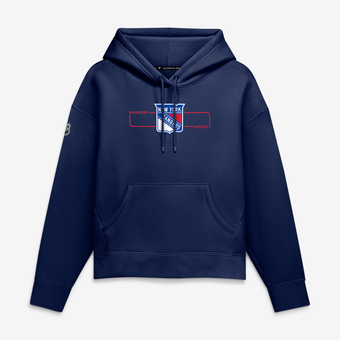 Women's Fanatics Navy New York Rangers Authentic Pro Logo Pullover Hoodie