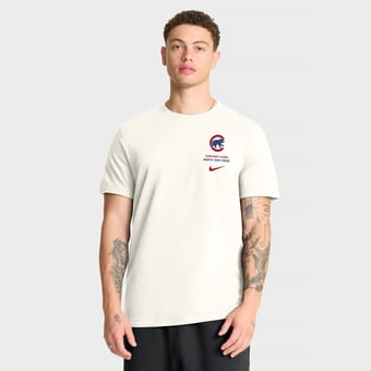 Men's Nike Cream Chicago Cubs Primetime Inning T-Shirt