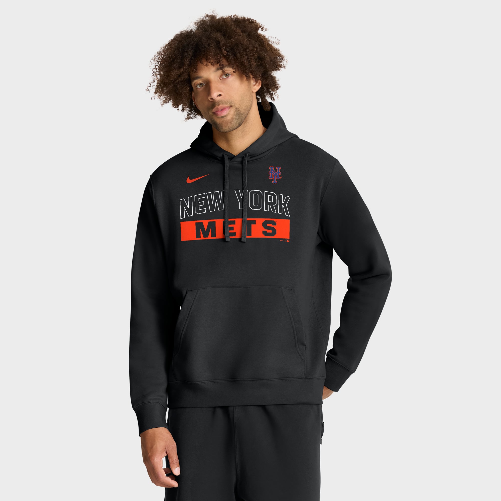 Men's Nike Black New York Mets Primetime Club Hoodie