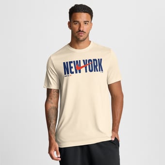 Men's Nike Cream New York Mets Swoosh Legend Dri-FIT T-Shirt