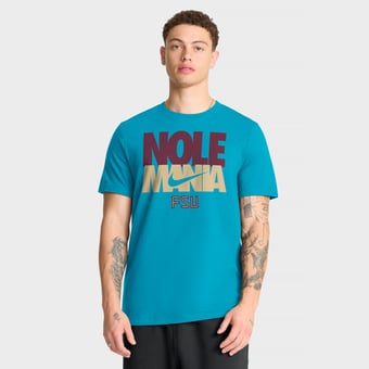 Men's Nike Turquoise Florida State Seminoles Campus Local Madness T-Shirt