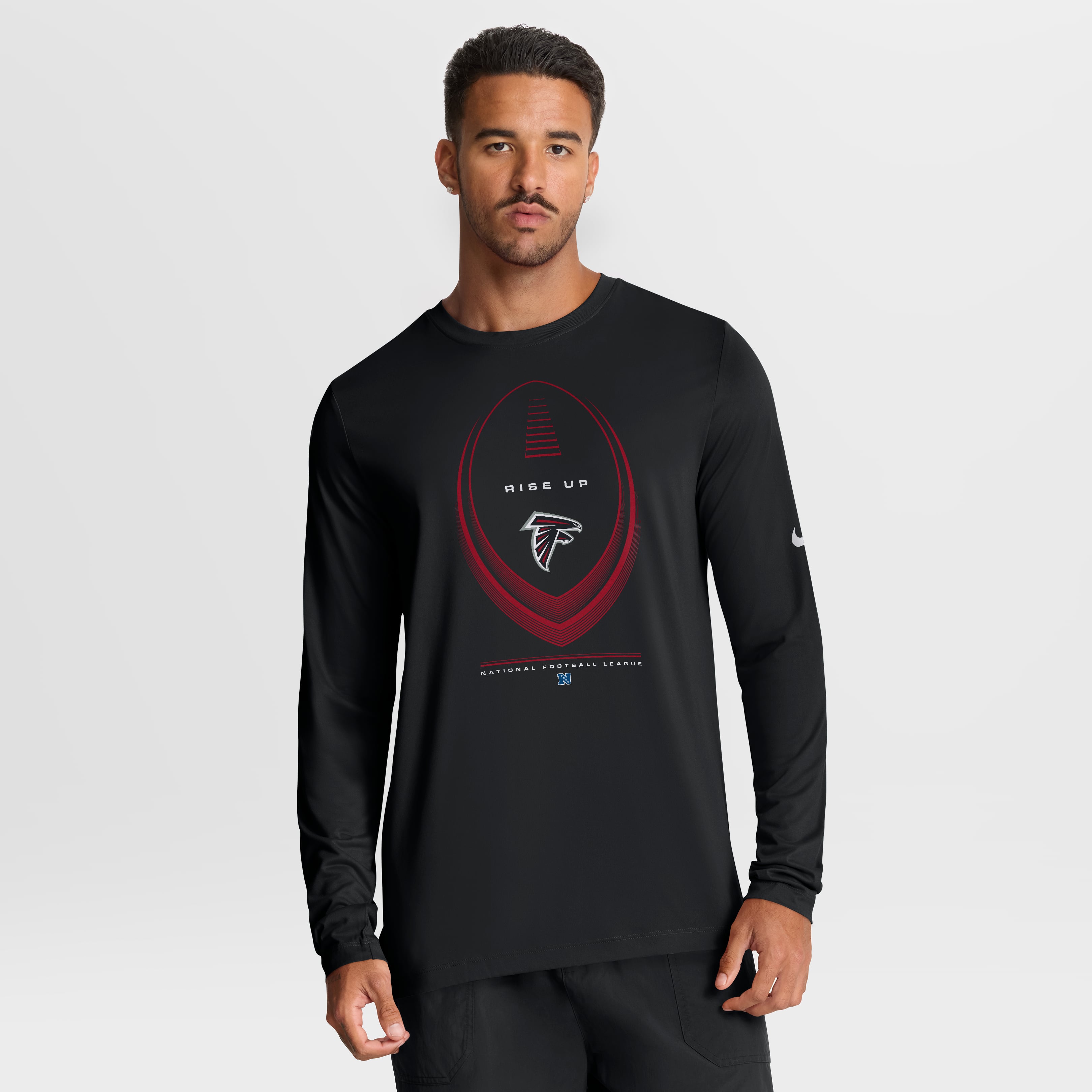 Men's Nike Black Atlanta Falcons Legend Icon Dri-FIT Long Sleeve T-Shirt