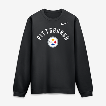 Men's Nike Black Pittsburgh Steelers Primetime Club Sweatshirt