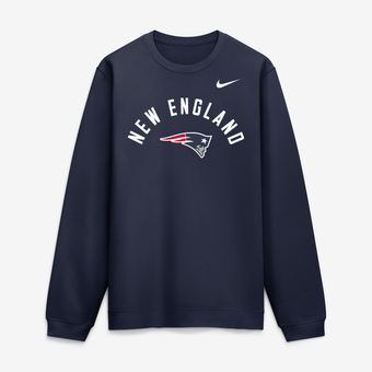 Men's Nike Navy New England Patriots Primetime Club Sweatshirt