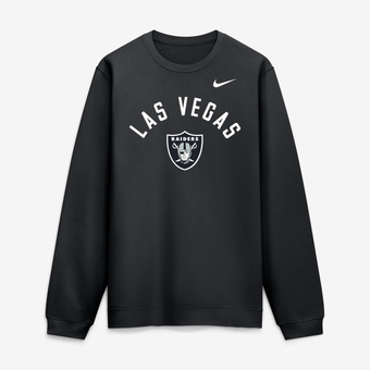 Men's Nike Black Las Vegas Raiders Primetime Club Sweatshirt
