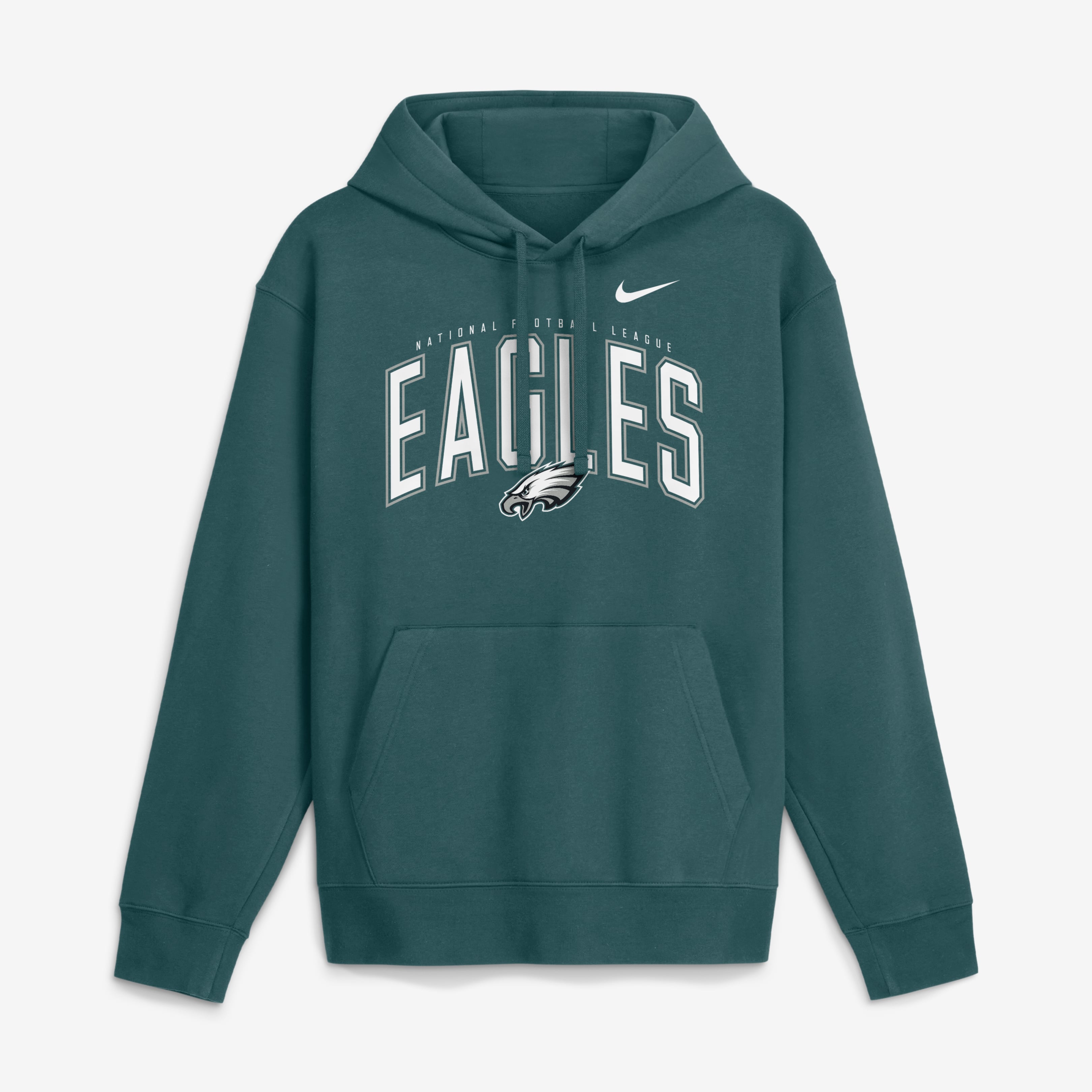 Men's Nike Midnight Green Philadelphia Eagles Expect Victory Club Fleece Pullover Hoodie