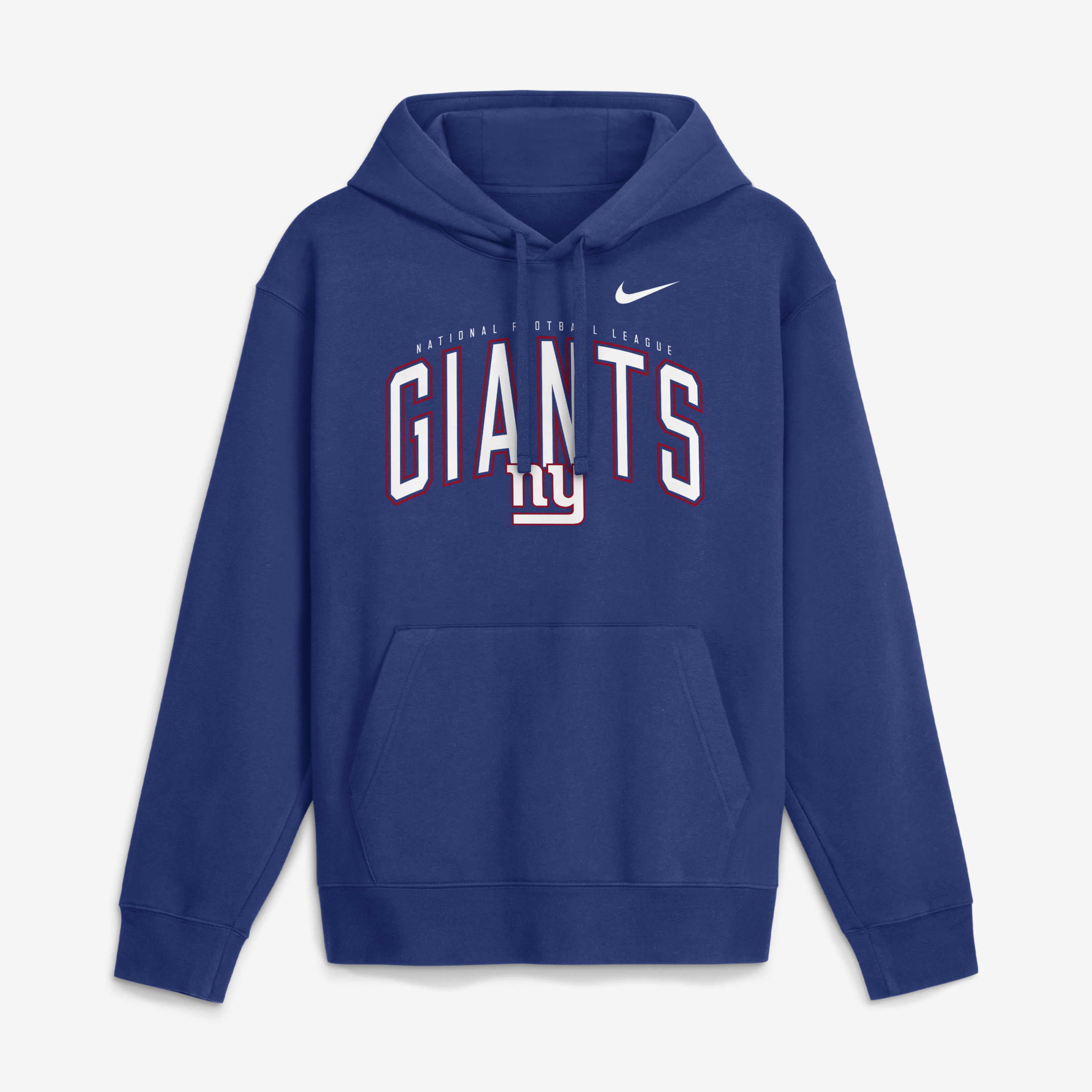 Men's Nike Blue New York Giants Expect Victory Club Fleece Pullover Hoodie