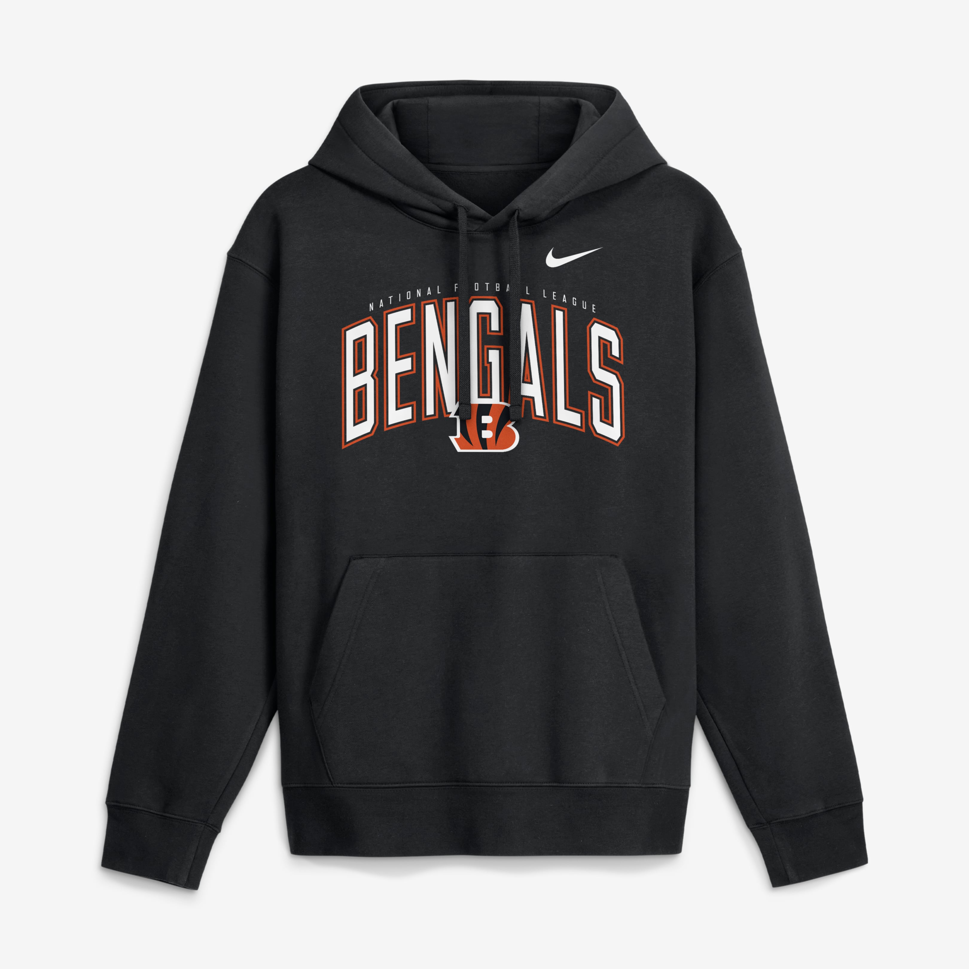 Men's Nike Black Cincinnati Bengals Expect Victory Club Fleece Pullover Hoodie